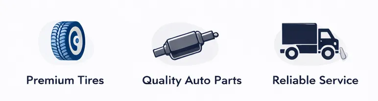 Brand new all-season, winter and performance tires at Atika Auto Parts in Brampton, Ontario