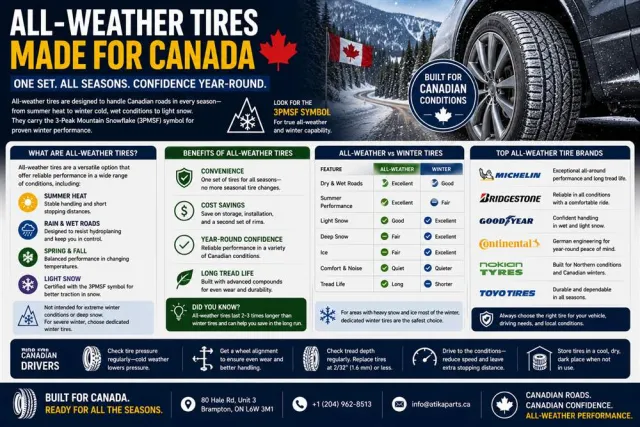 Best All-Weather Tires in Canada: A Buyer's Guide
