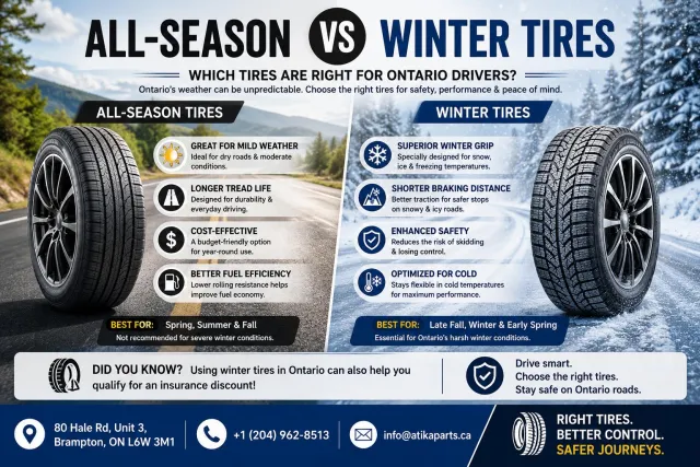 All-Season vs Winter Tires in Ontario: The Full Guide