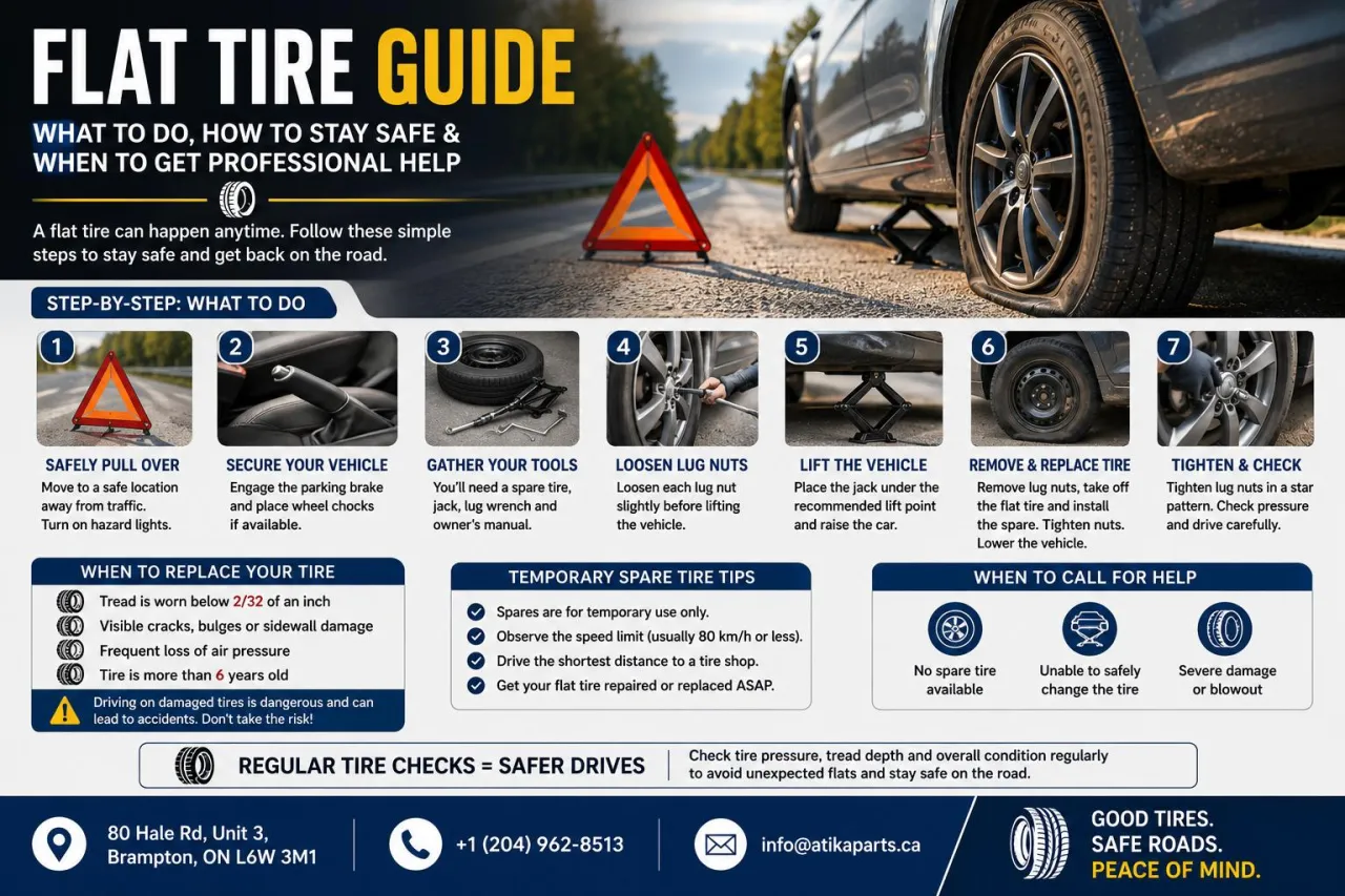 Flat Tire? What to Do & How to Prevent It in Brampton