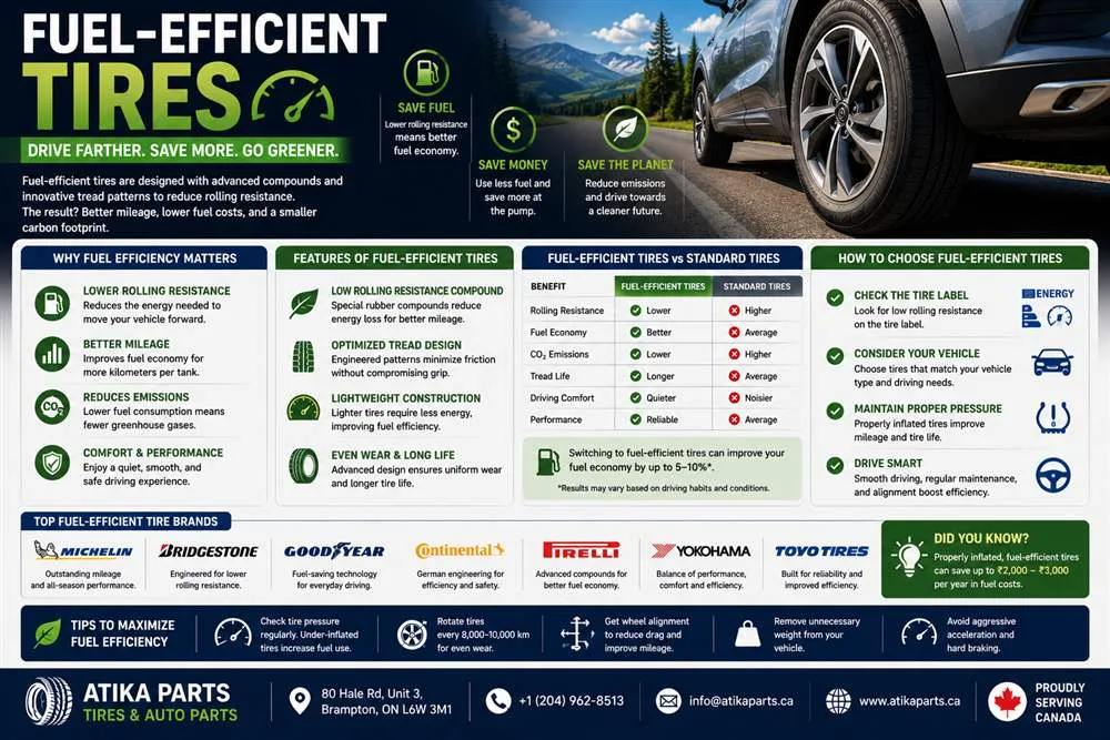 Fuel-Efficient Tires: Save Gas With the Right Tires