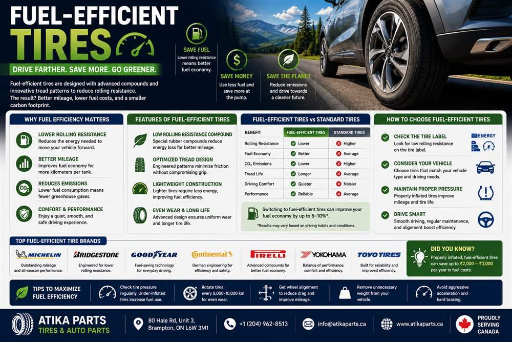 Fuel-Efficient Tires: Save Gas With the Right Tires