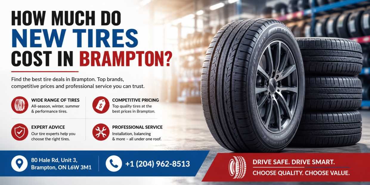 How Much Do New Tires Cost in Brampton? An Honest Guide