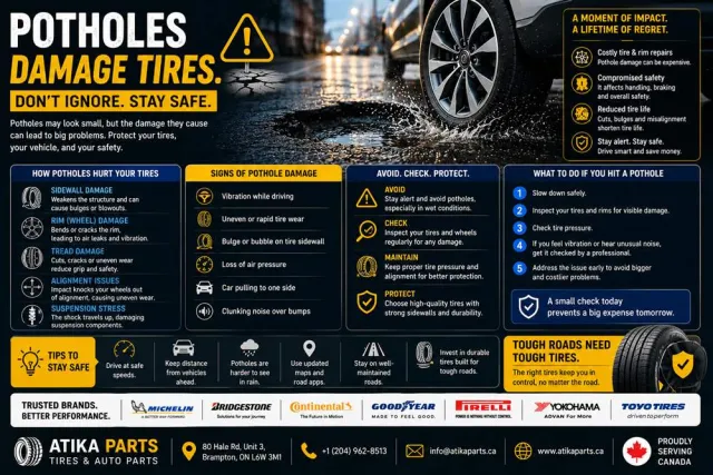 Replace One Tire or All Four? A Brampton Guide