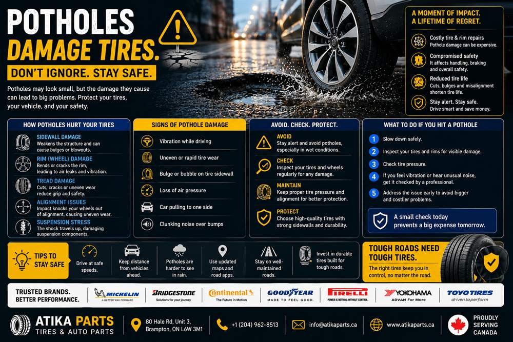 Replace One Tire or All Four? A Brampton Guide