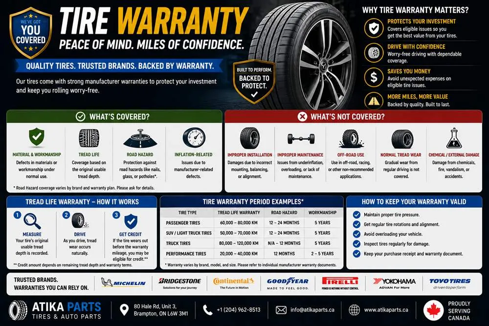 Tire Warranty Guide: What Ontario Drivers Should Know