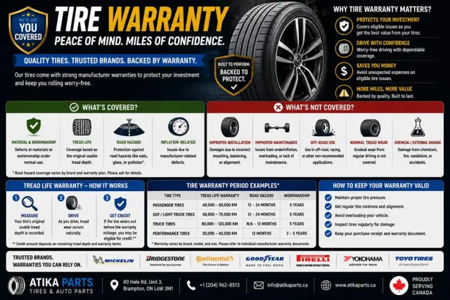 Tire Warranty Guide: What Ontario Drivers Should Know