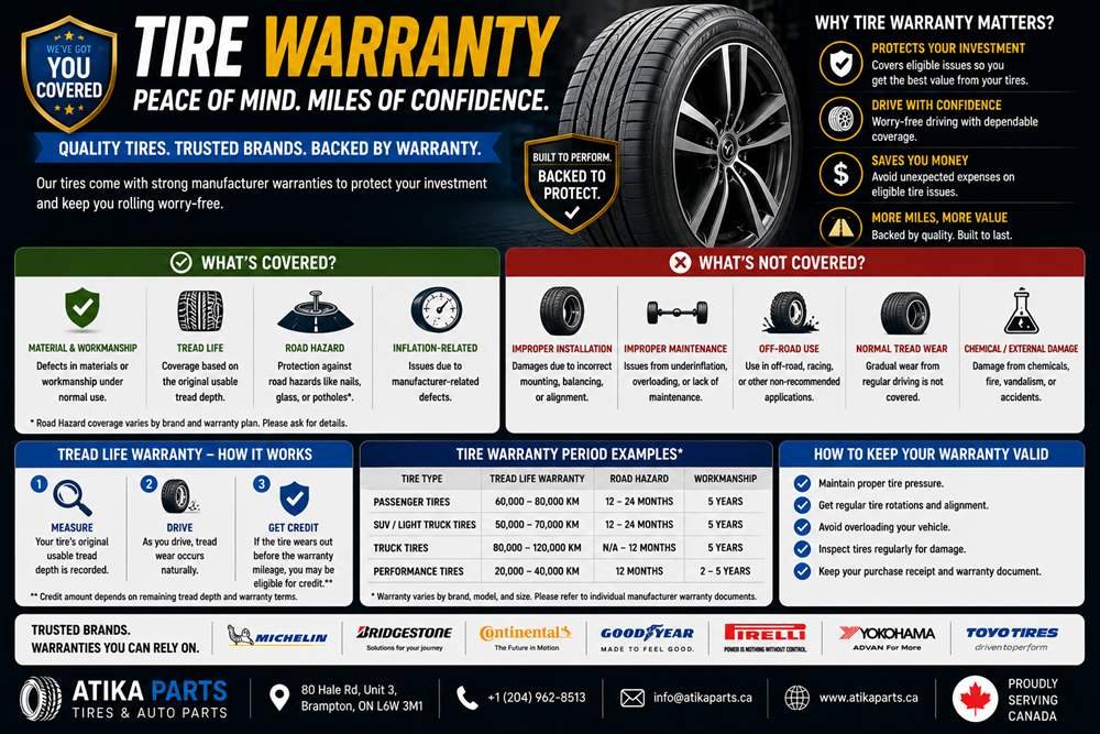 Tire Warranty Guide: What Ontario Drivers Should Know