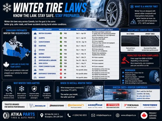 Winter Tire Laws in Ontario: What Drivers Must Know